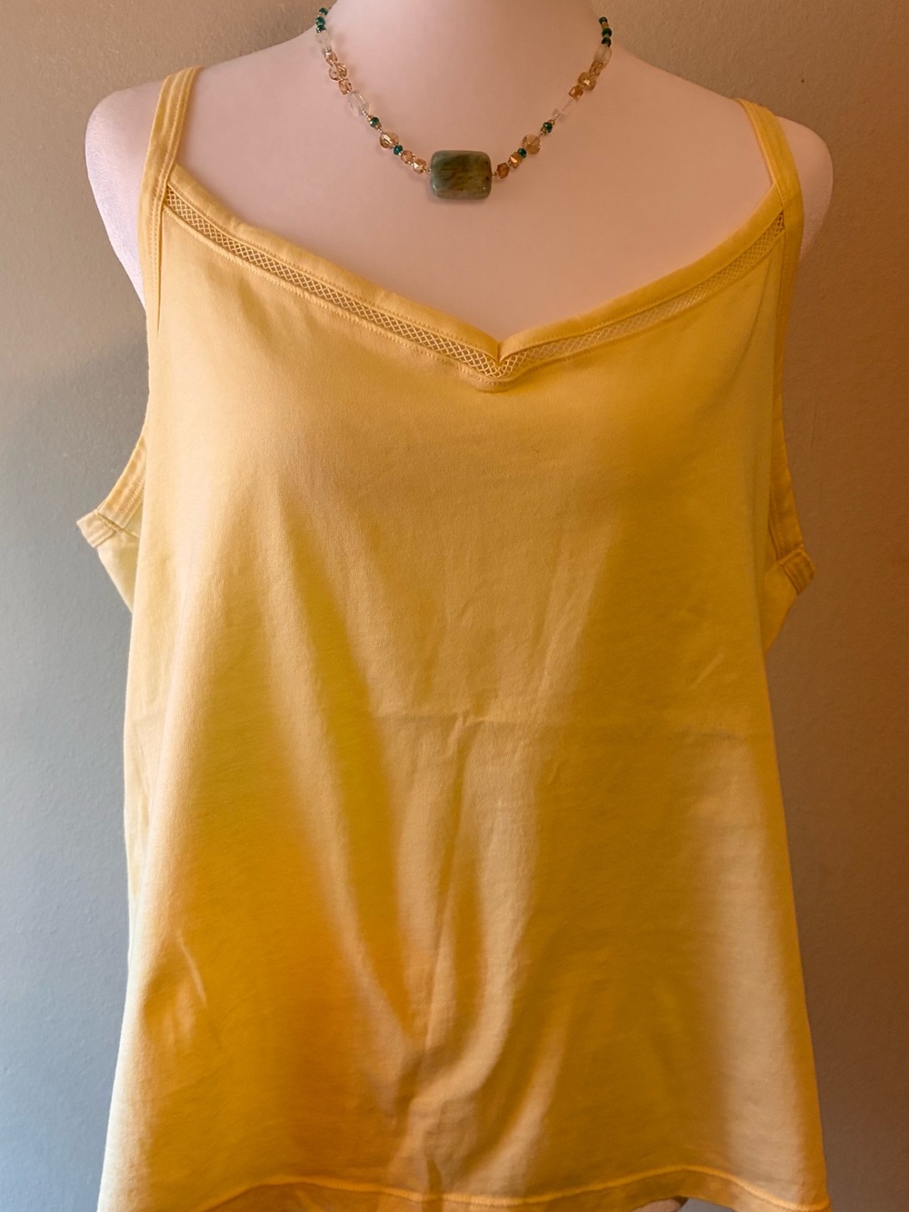 Felina Yellow V-Neck Camisole Tank